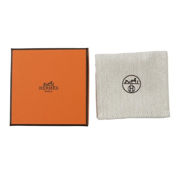 HERMES Leather Bracelet Croisier Size T2 Swift Leather Nata - Picture 8 of 9